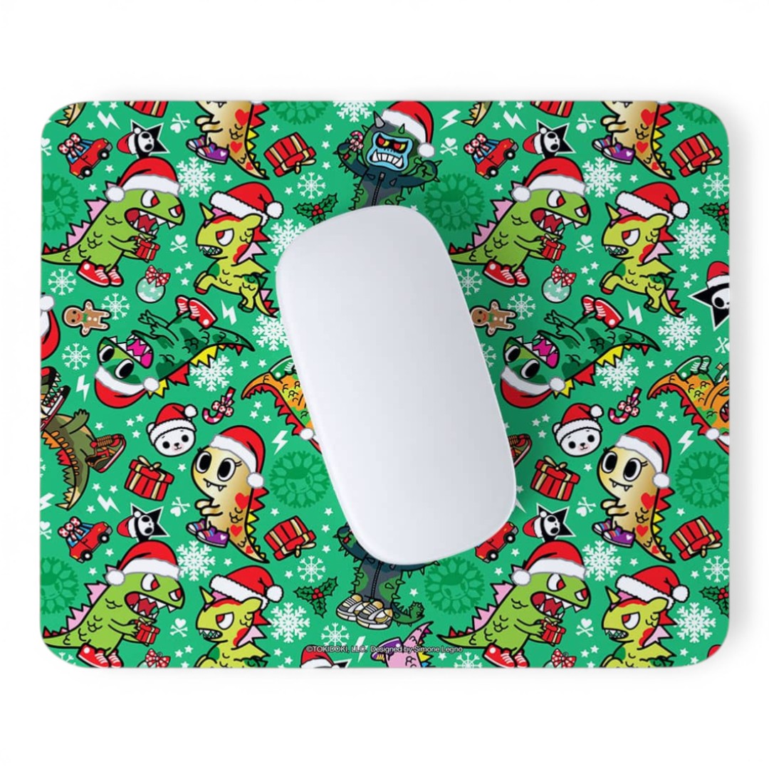 Td Snowflakes Mouse Pad | Macmerise