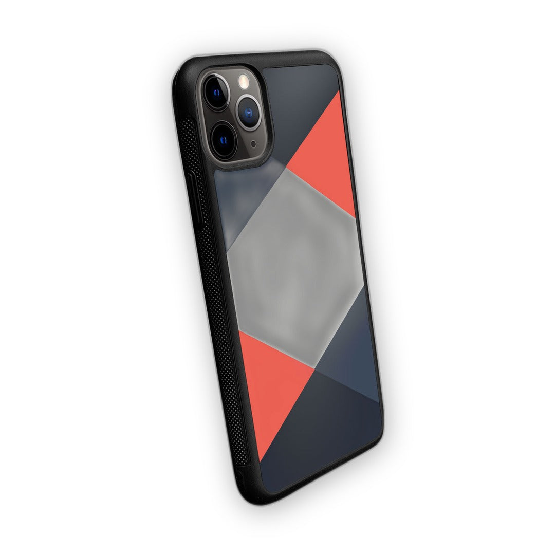 Criss Cross Coral Glass iPhone Case for iPhone 11 Pro Max | Macmerise