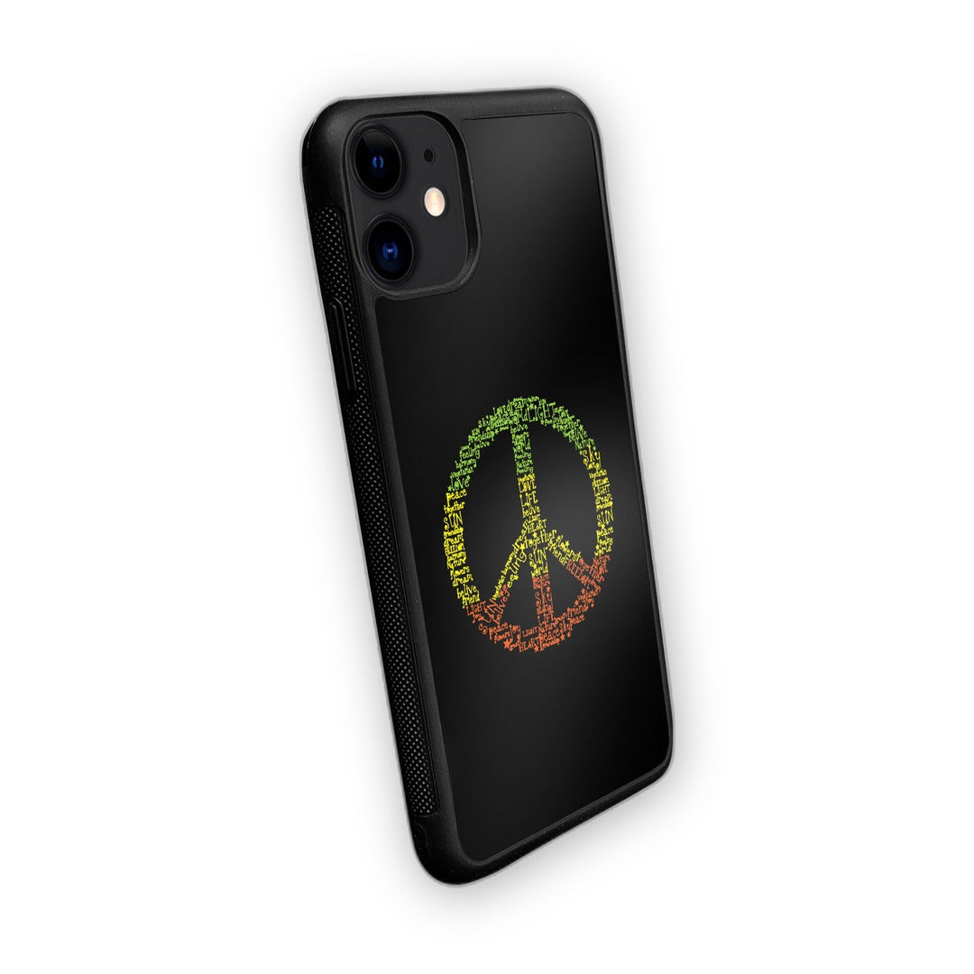 Symbol of Peace Glass iPhone Case for iPhone 11 | Macmerise