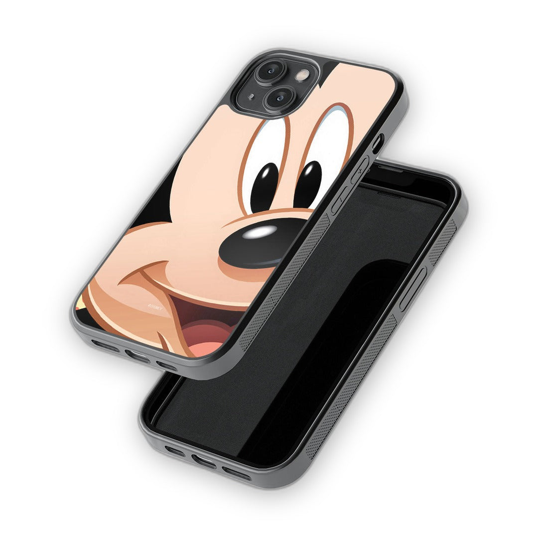 Zoom Up Mickey Glass iPhone Case for iPhone 14 | Macmerise
