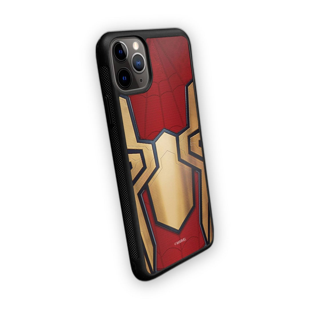 Integrated Spider Logo Glass iPhone Case for iPhone 11 Pro Max | Macmerise