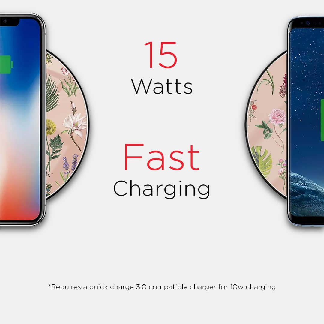 Payal Singhal Bageecha Wireless Charger 15w Glass | Macmerise