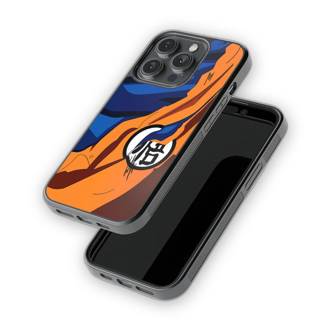 Goku Training Glass iPhone Case for iPhone 14 Pro | Macmerise