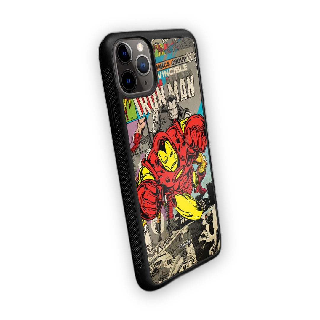 Comic Iron Man Glass iPhone Case for iPhone 11 Pro | Macmerise