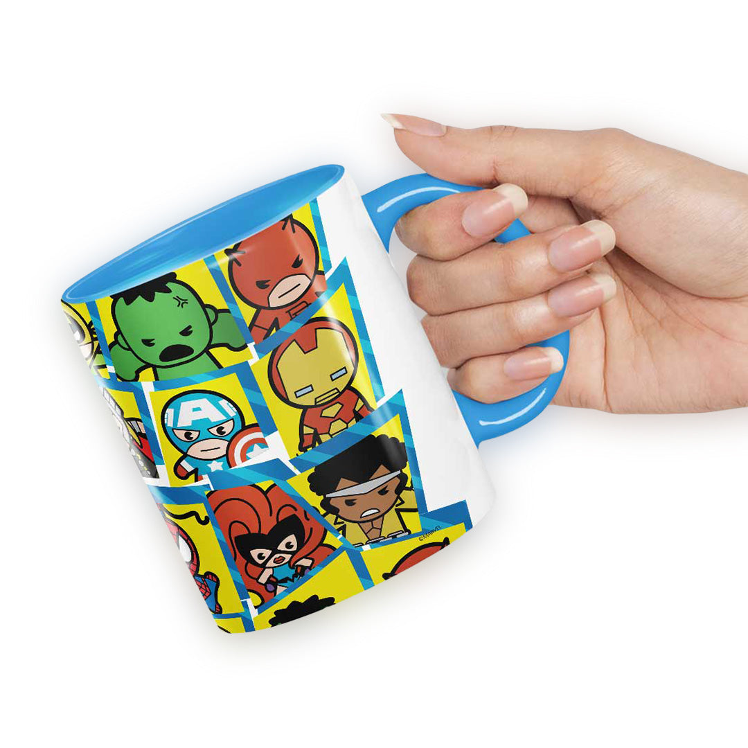 Kawaii Marvel Heroes Coffee Mug | Macmerise