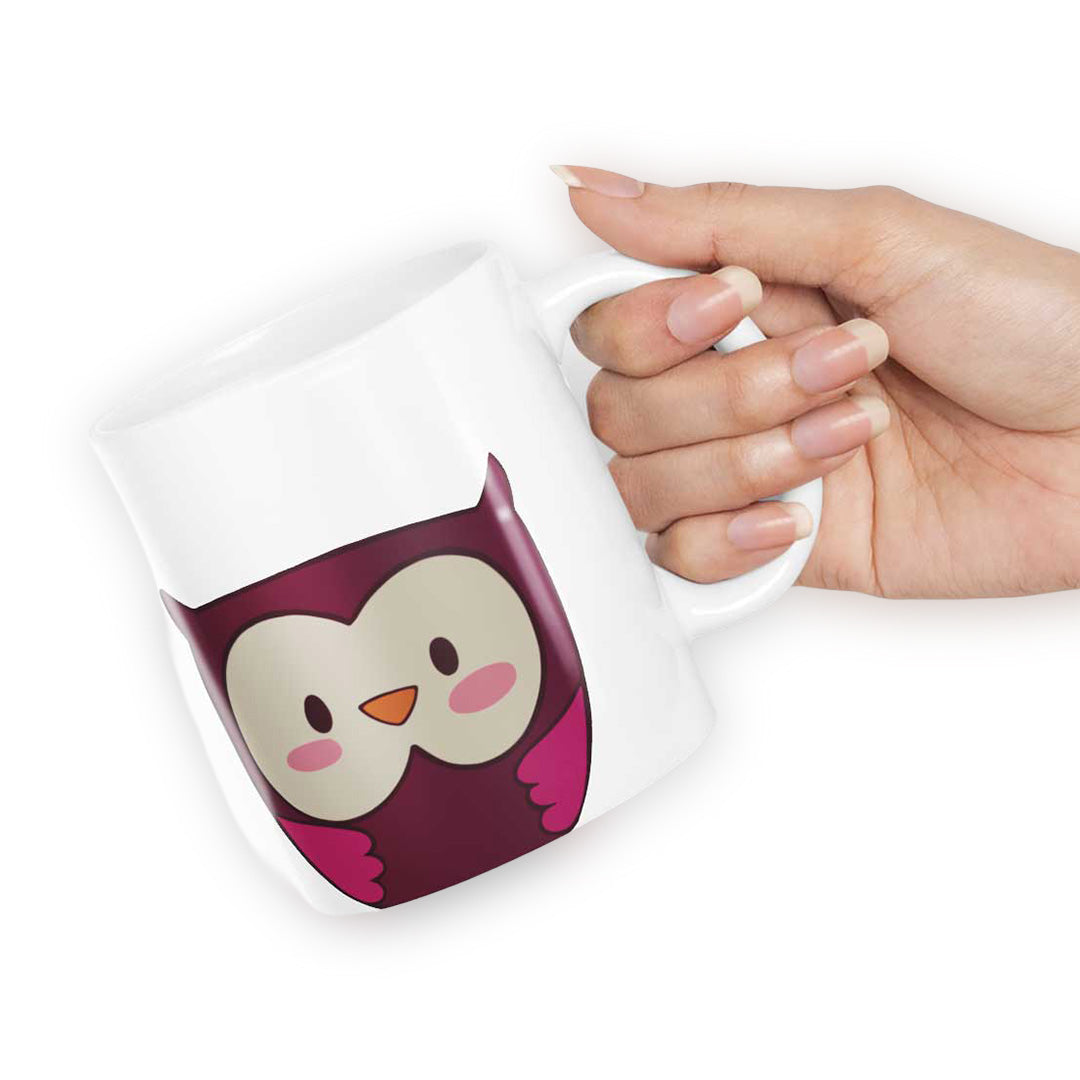 Purple Owl Coffee Mug | Macmerise