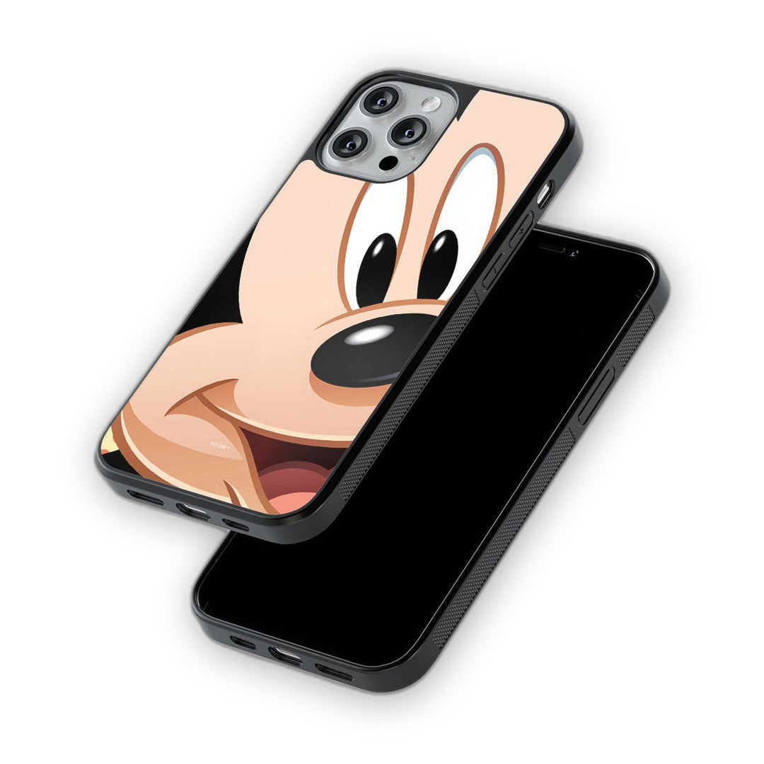Zoom Up Mickey Glass iPhone Case for iPhone 12 Pro | Macmerise