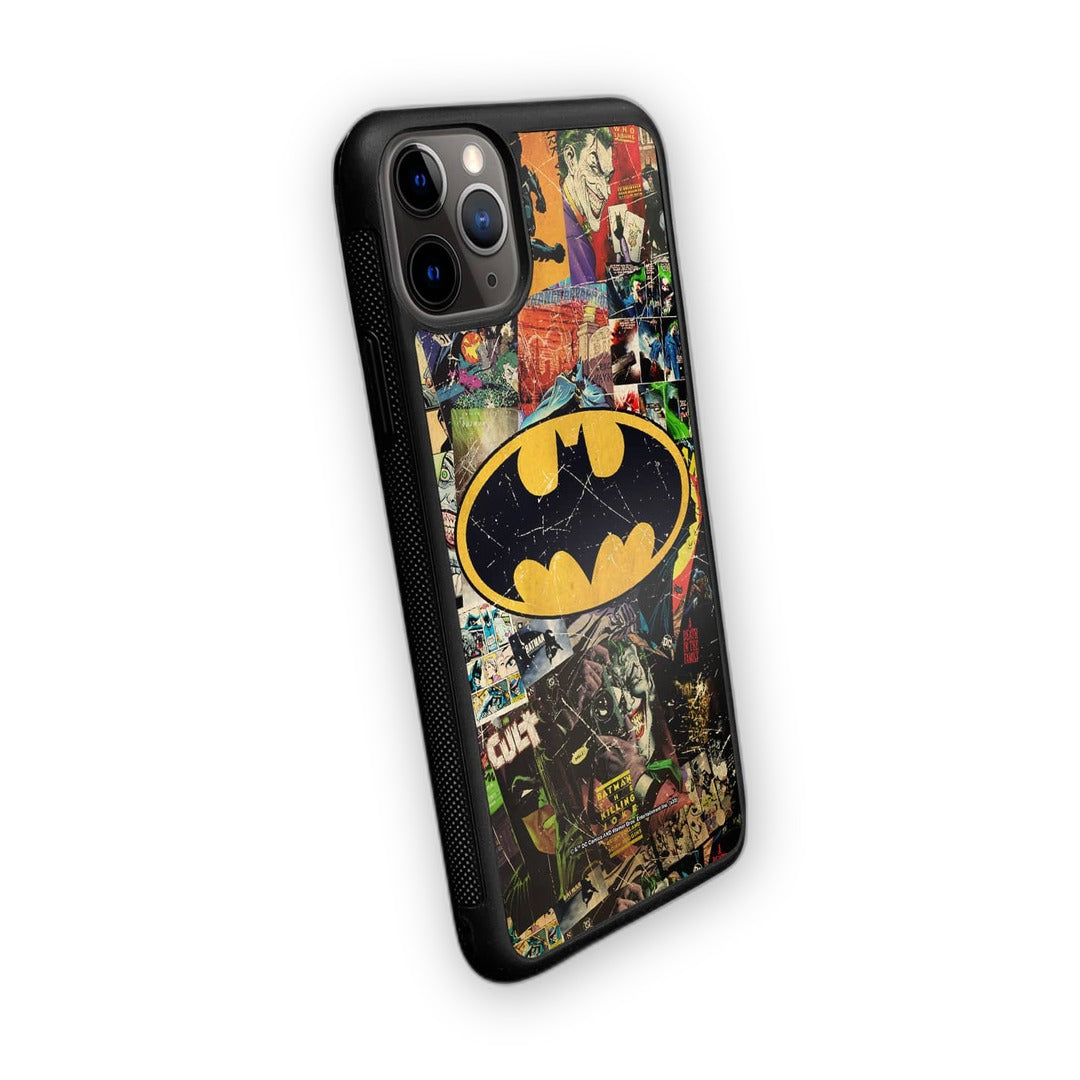 Comic Bat Glass iPhone Case for iPhone 11 Pro Max | Macmerise