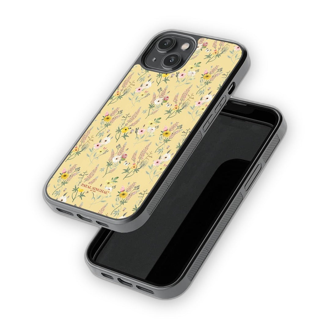 Payal Singhal Lemon Garden Glass iPhone Case for iPhone 14 | Macmerise