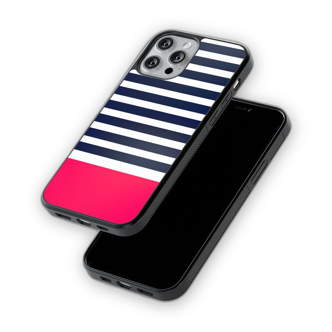 Simply Stripes Glass iPhone Case for iPhone 13 Pro | Macmerise