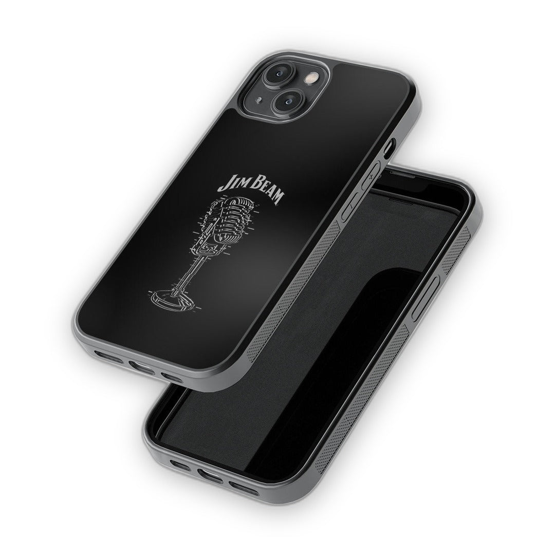 Jim Beam Retro Mic Glass iPhone Case for iPhone 14 | Macmerise