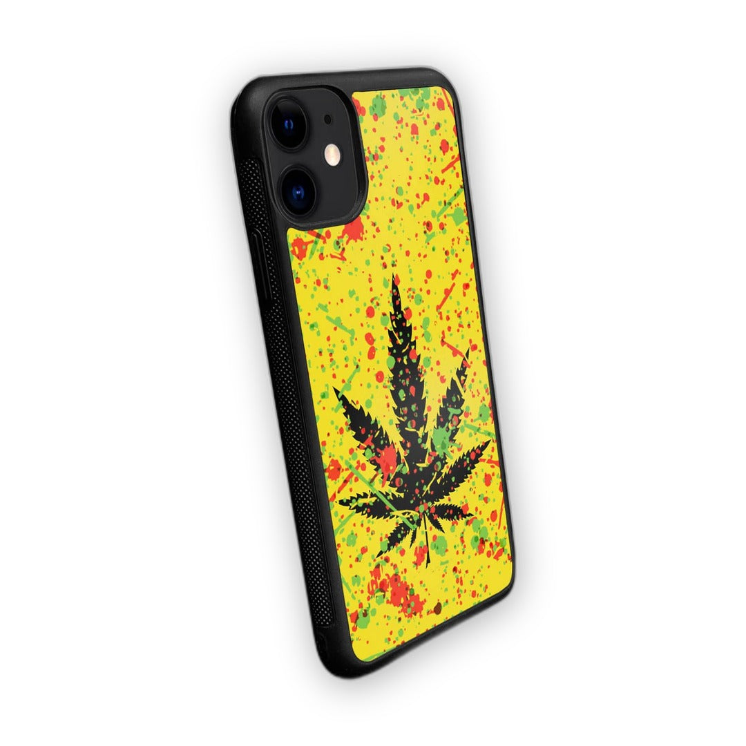 Rasta Splash Glass iPhone Case for iPhone 11 | Macmerise