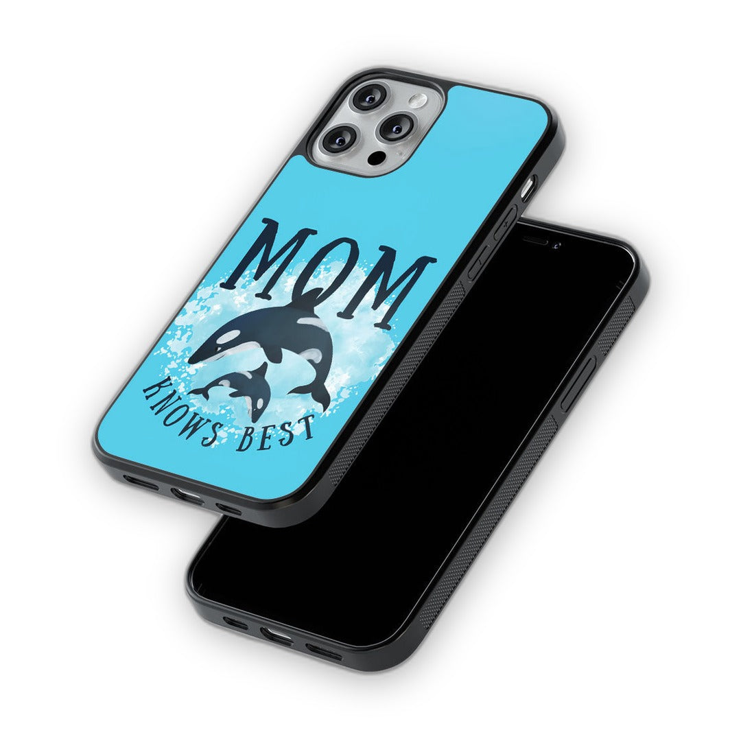 Mom Knows Best Glass iPhone Case for iPhone 13 Pro | Macmerise