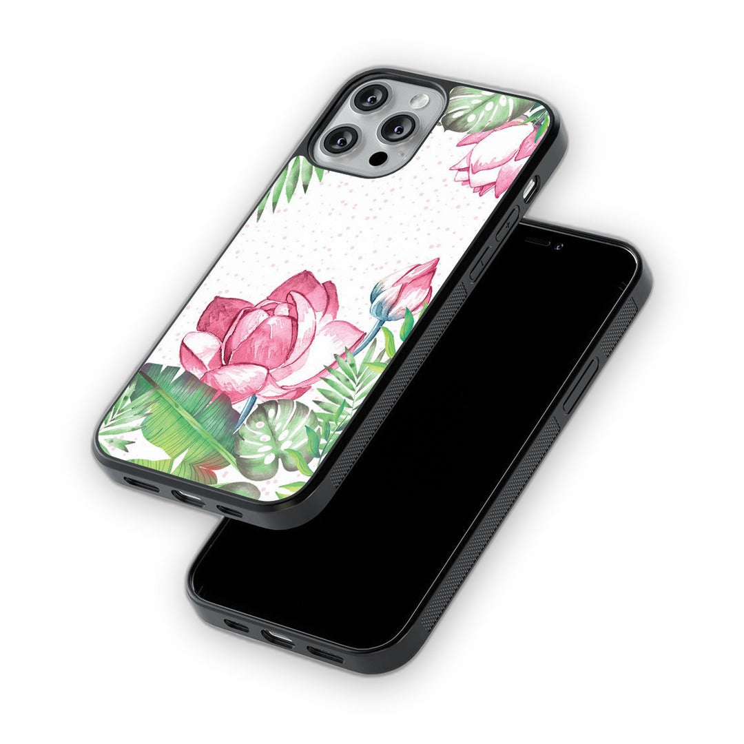 Laotian Lotus Glass iPhone Case for iPhone 13 Pro Max | Macmerise