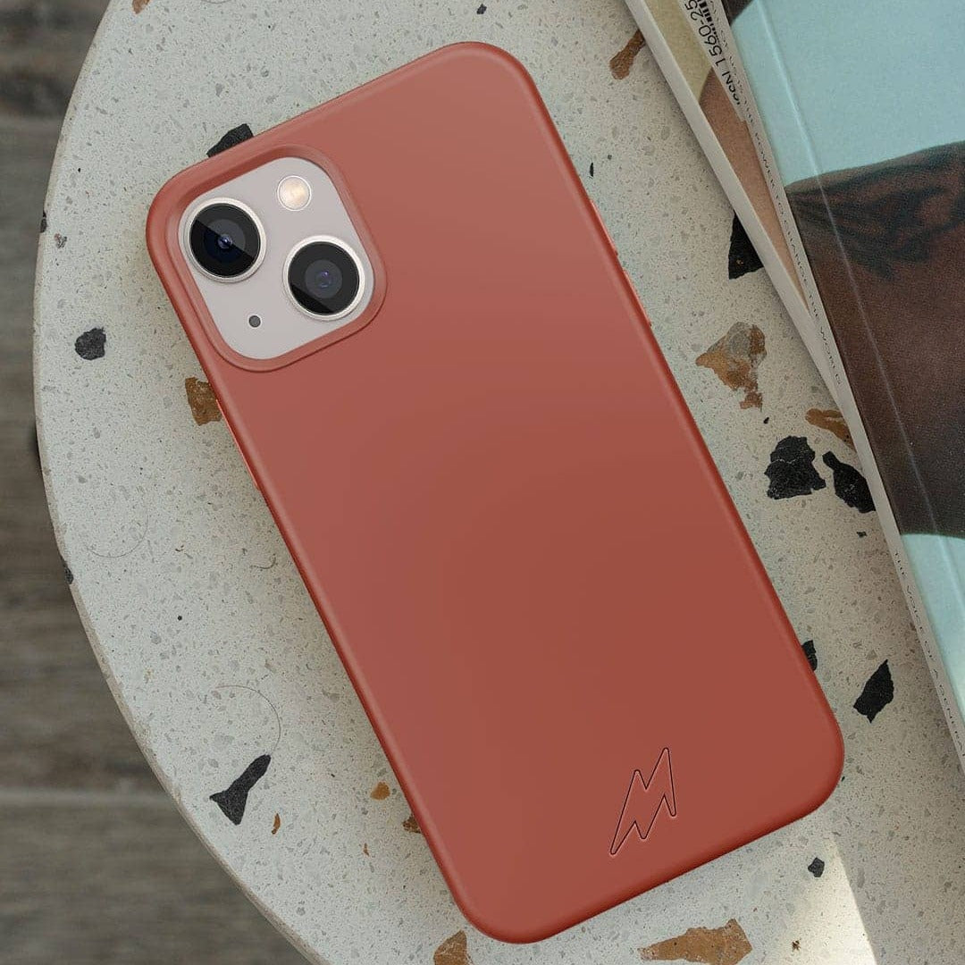 Basics iPhone 13 Mini Silicone Case Orange | Macmerise