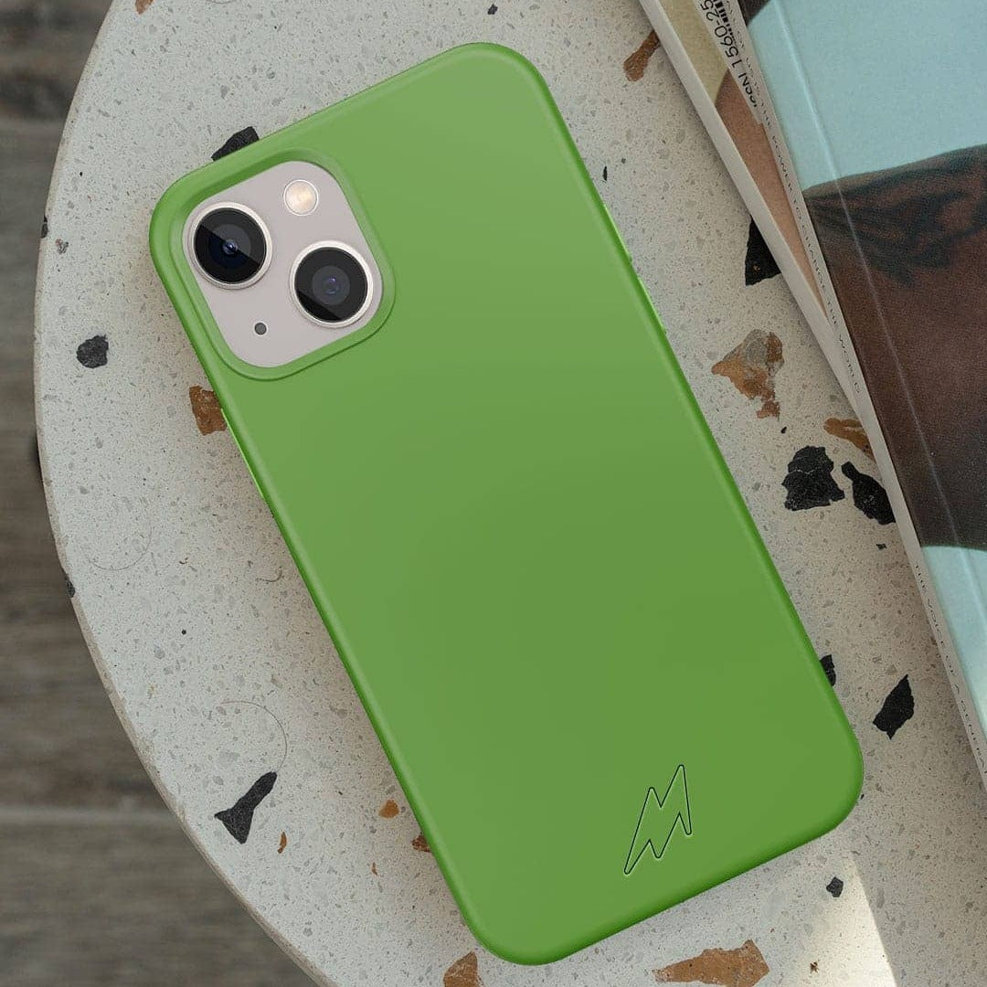 Basics iPhone 13 Mini Silicone Case Leaf Green | Macmerise