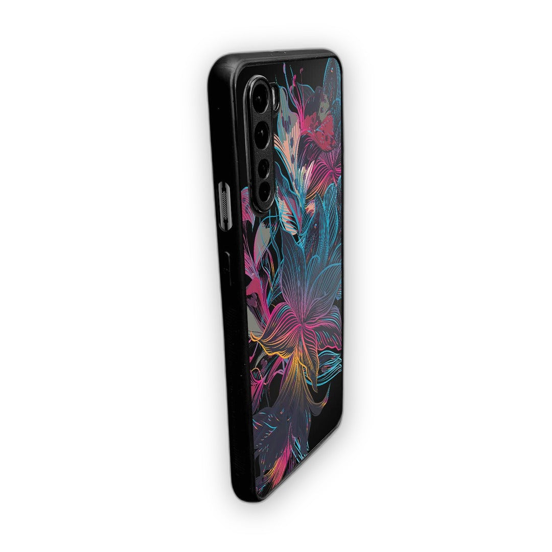 Neon Flowers Phone Case for OnePlus Nord | Macmerise
