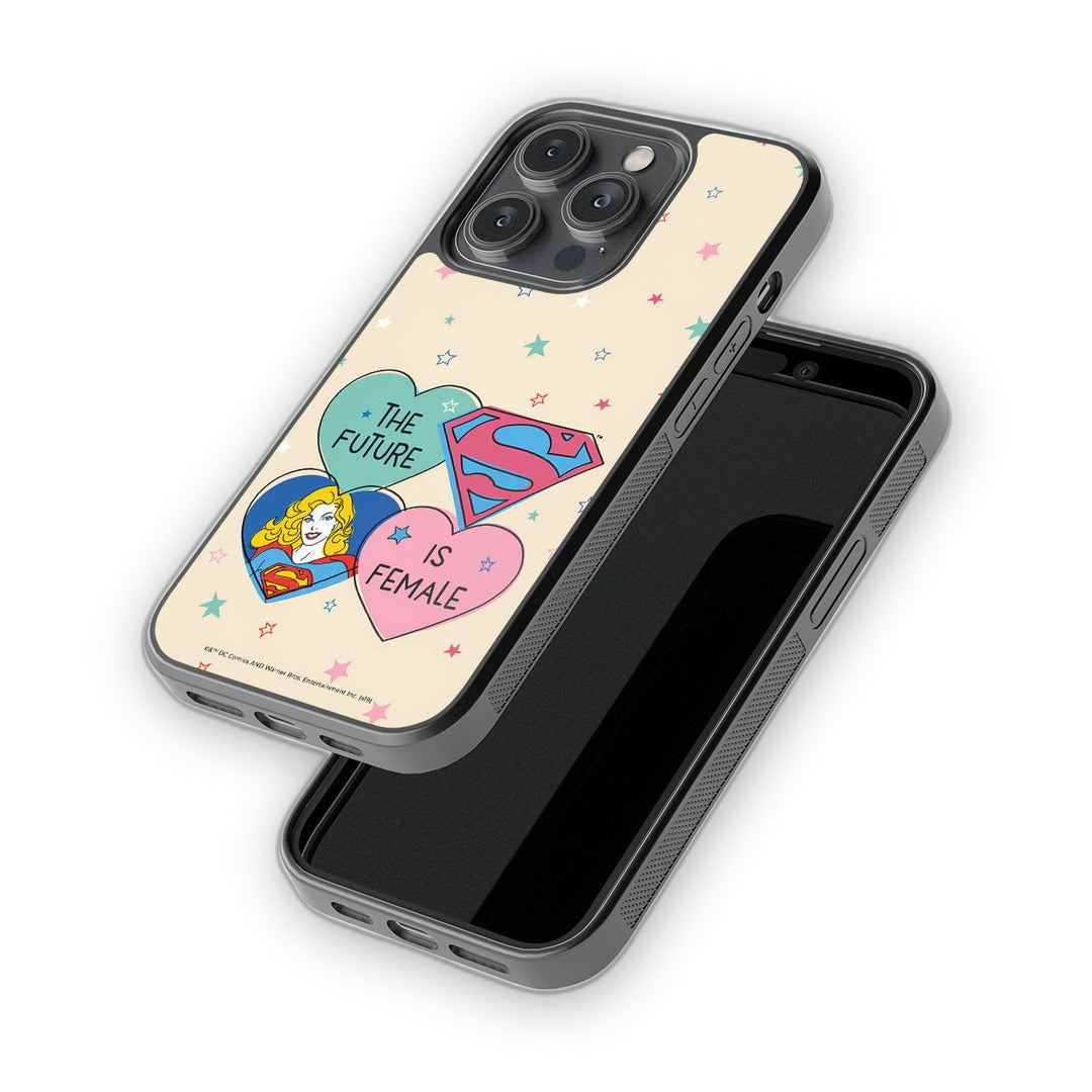 Supergirl Future Glass iPhone Case for iPhone 14 Pro | Macmerise