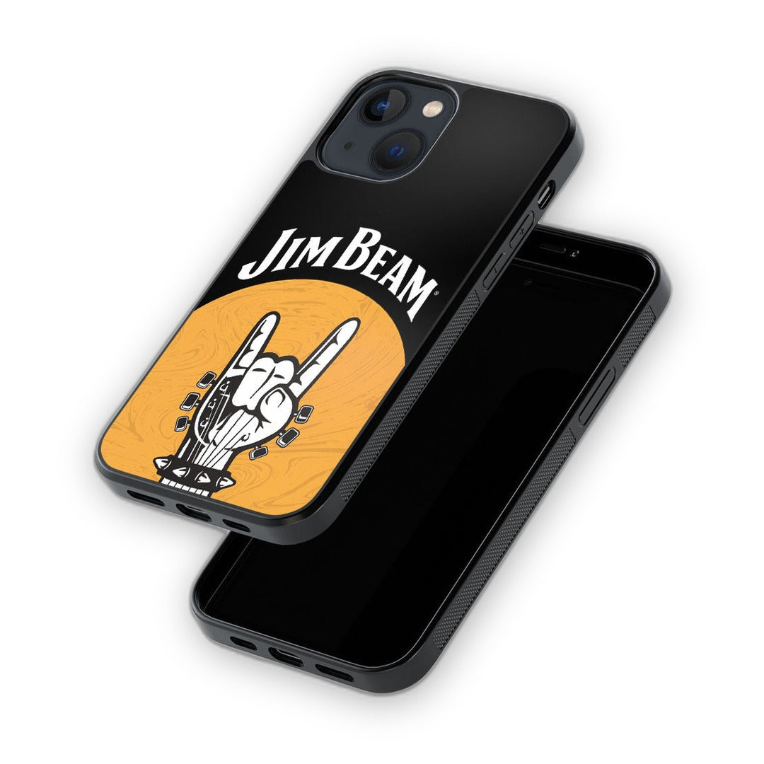 Jim Beam Rock Swag Black Glass iPhone Case for iPhone 13 | Macmerise