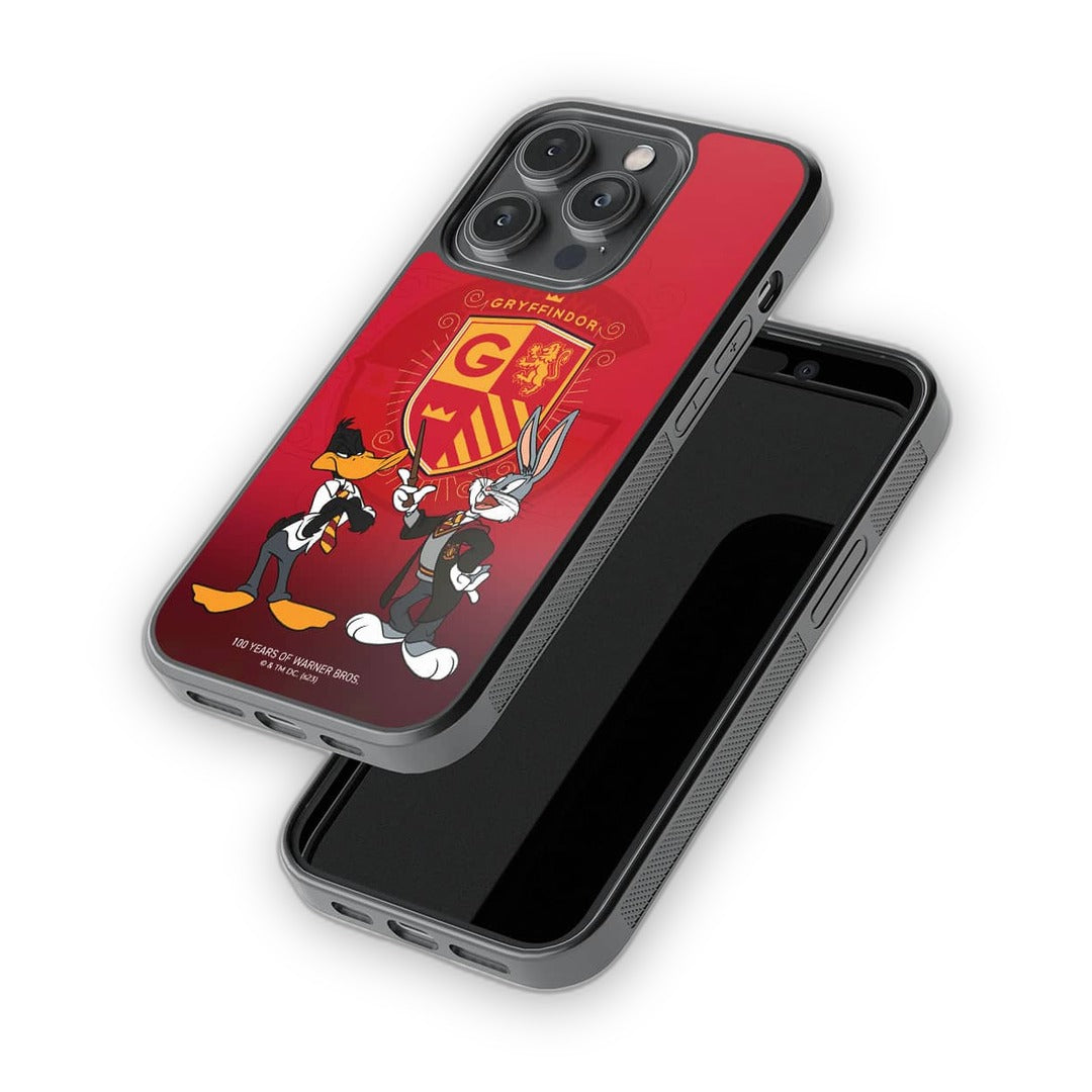 Looney Gryffindor Glass iPhone Case for iPhone 14 Pro | Macmerise