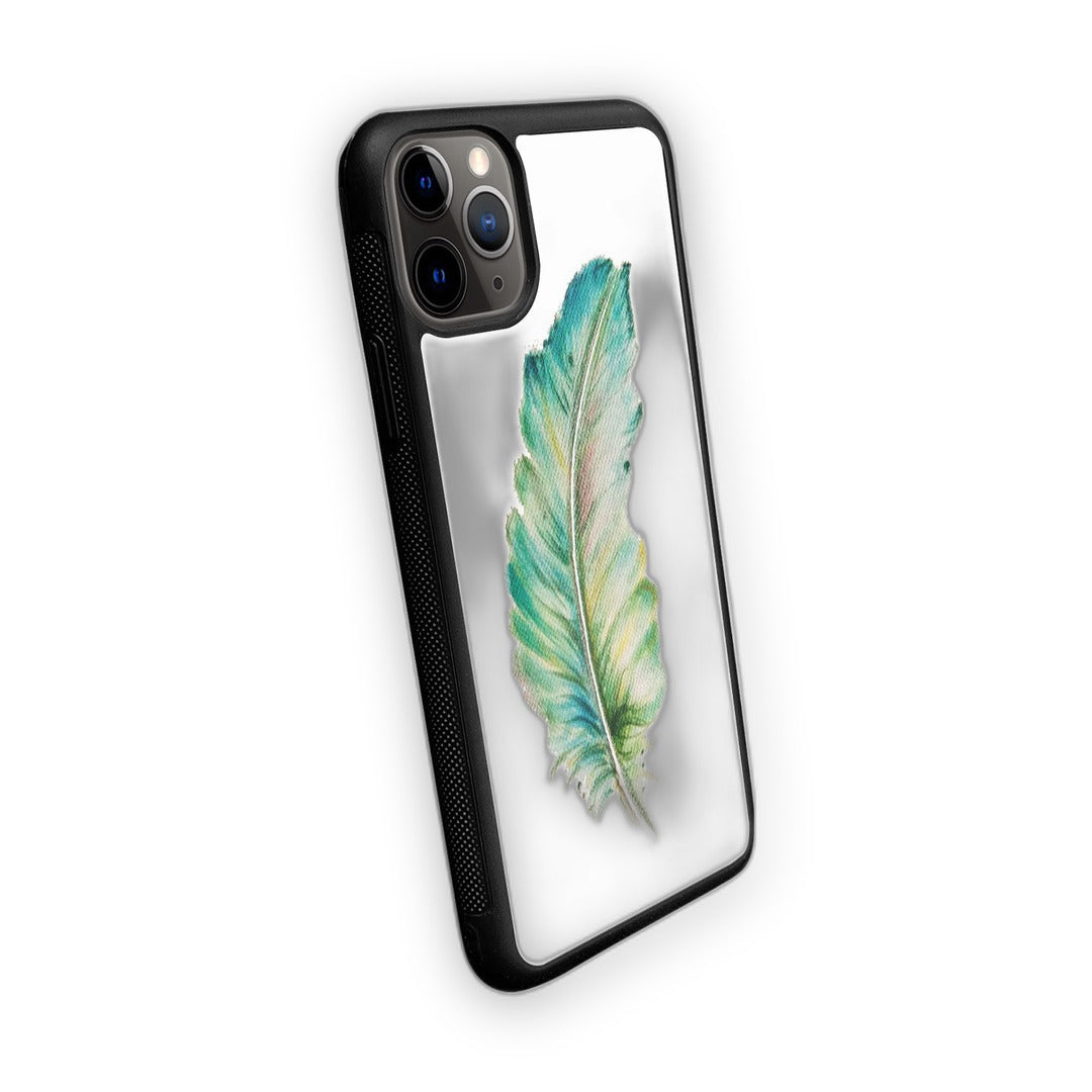 Sk Feather Art Glass iPhone Case for iPhone 11 Pro Max | Macmerise