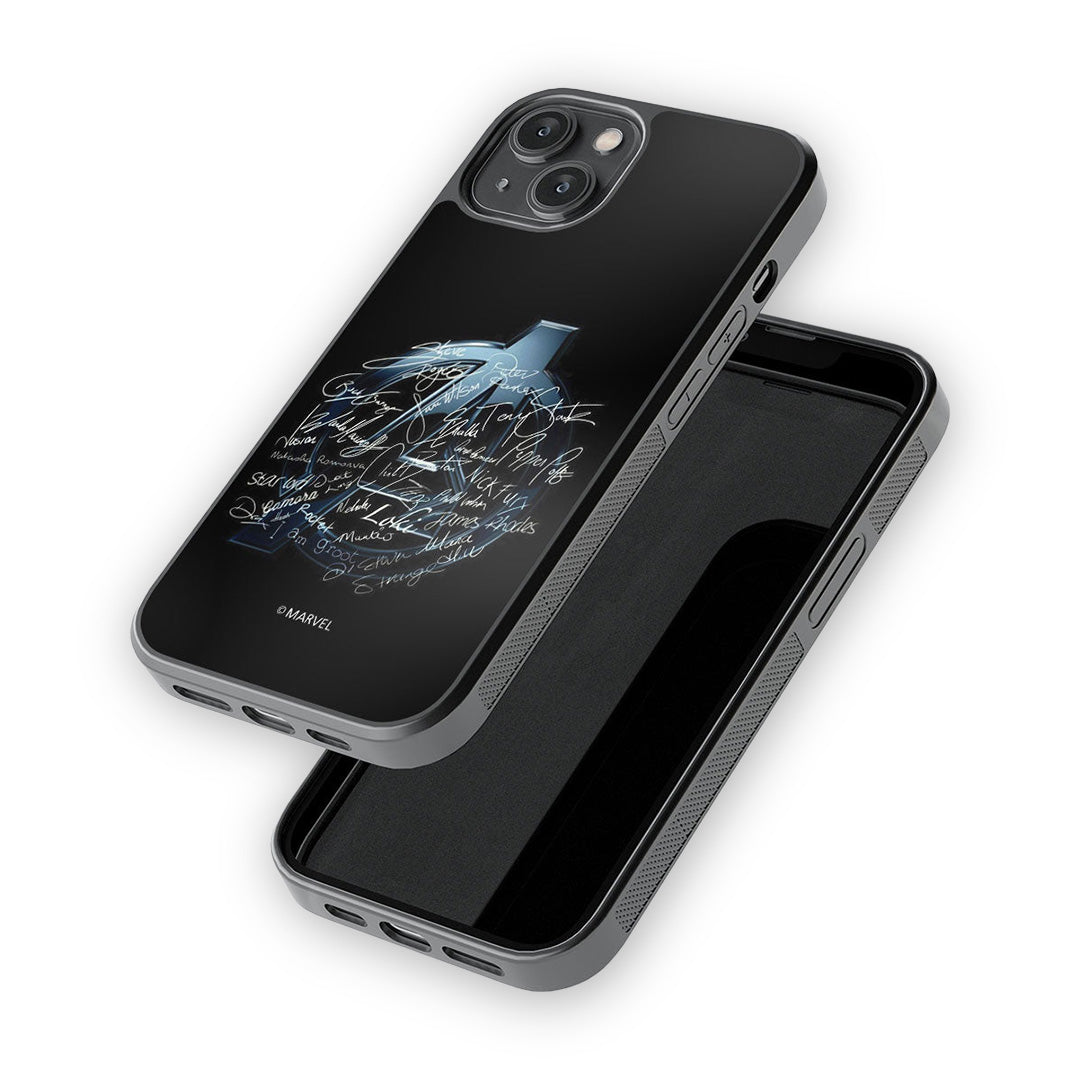 Avengers Nostalgia Glass iPhone Case for iPhone 14 | Macmerise