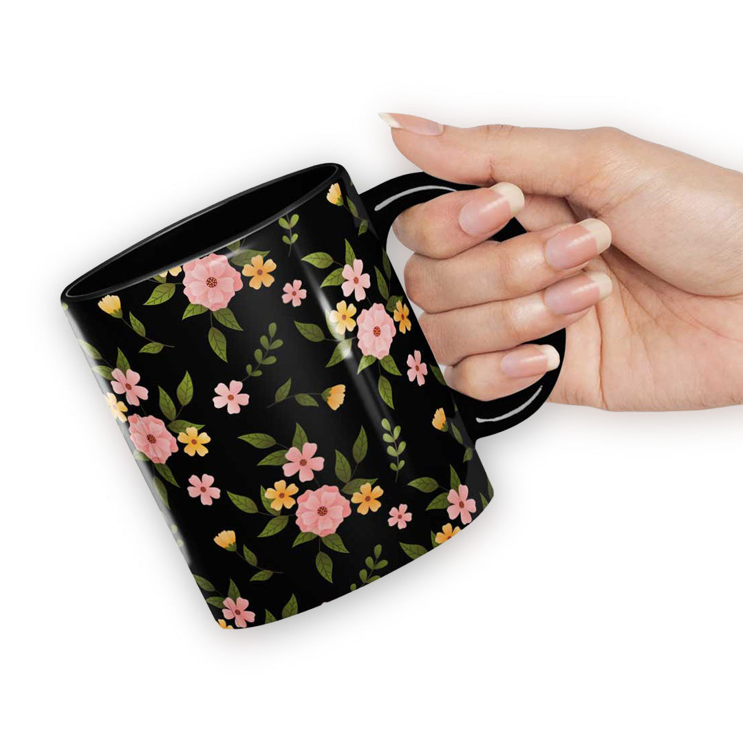 Sk Periwinkle Black Coffee Mug | Macmerise