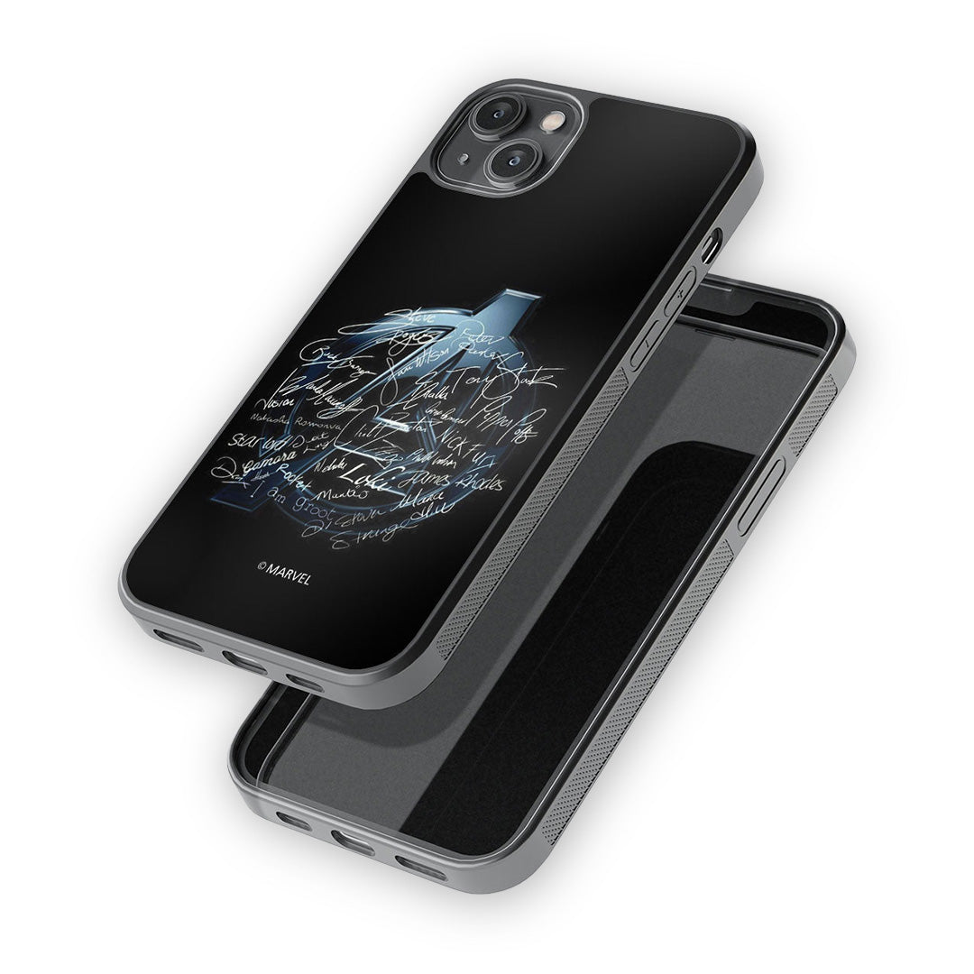 Avengers Nostalgia Glass iPhone Case for iPhone 14 Plus | Macmerise