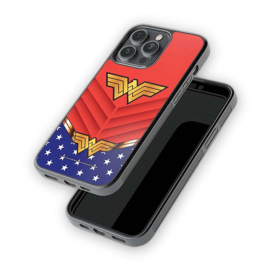 Suit Up Wonder Woman Glass iPhone Case for iPhone 14 Pro Max | Macmerise