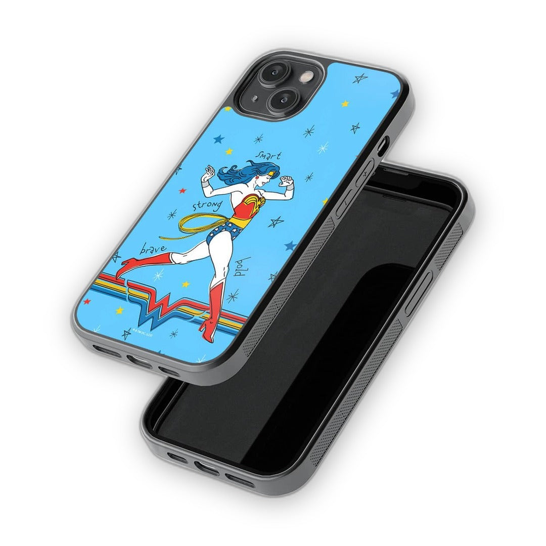Wonder Comic Glass iPhone Case for iPhone 14 | Macmerise