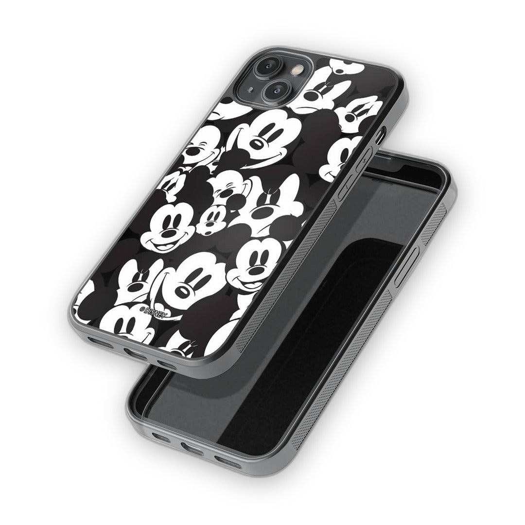 Mickey Smileys Glass iPhone Case for iPhone 14 Plus | Macmerise