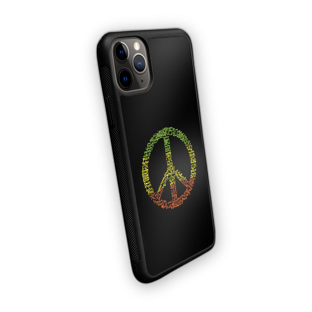 Symbol of Peace Glass iPhone Case for iPhone 11 Pro Max | Macmerise