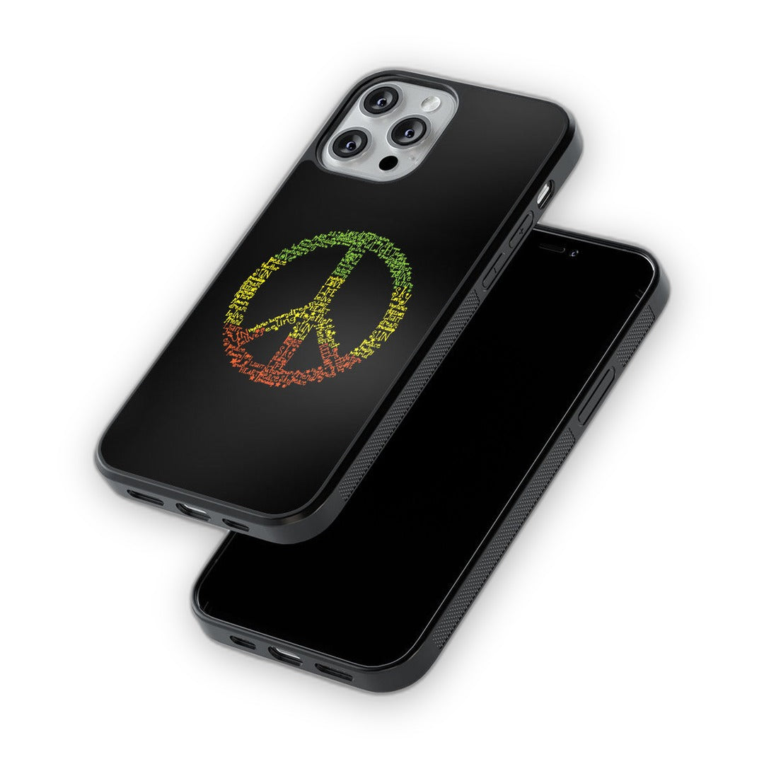 Symbol of Peace Glass iPhone Case for iPhone 13 Pro | Macmerise