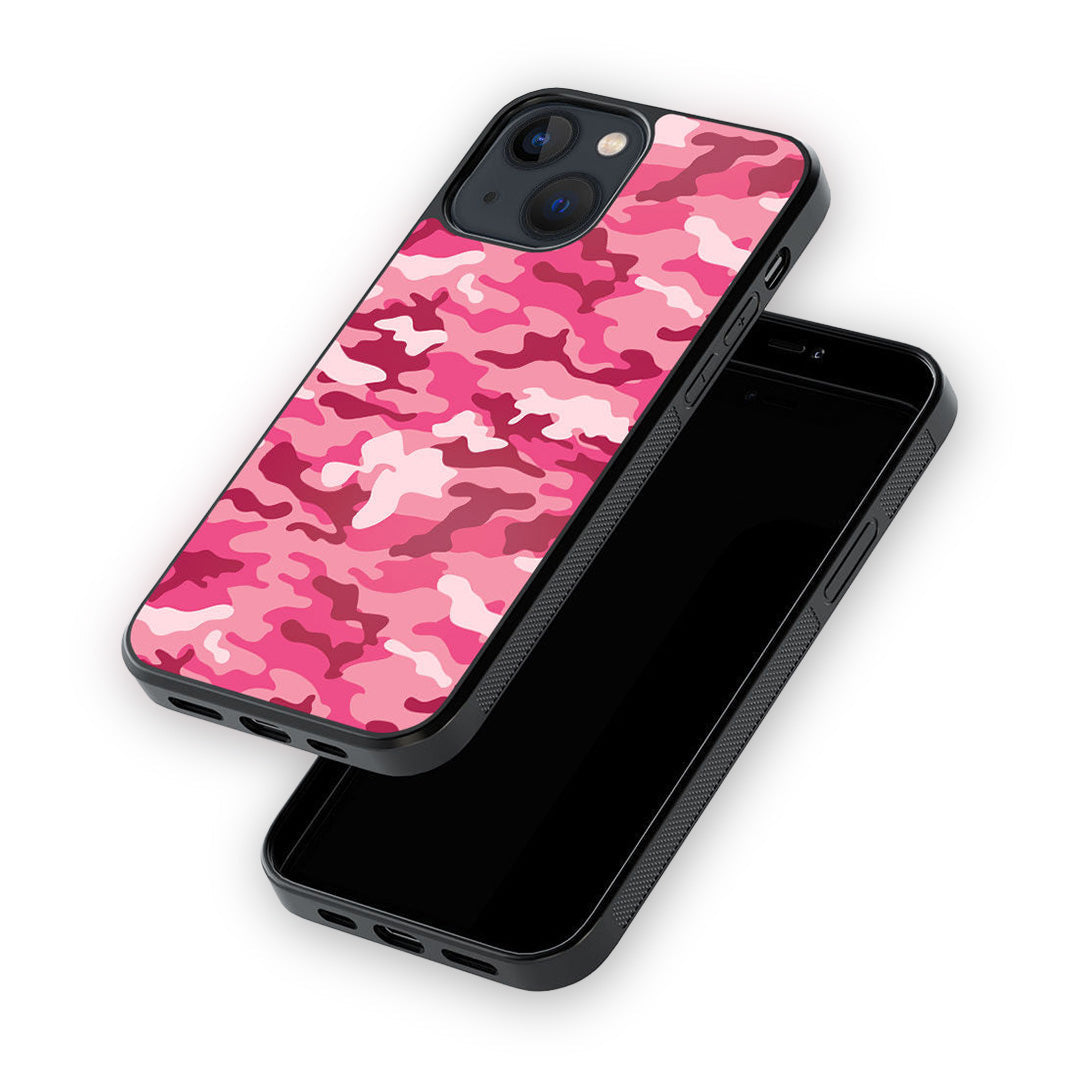 Camo iPhone 13 Mini Cover Pink - detail view | Macmerise