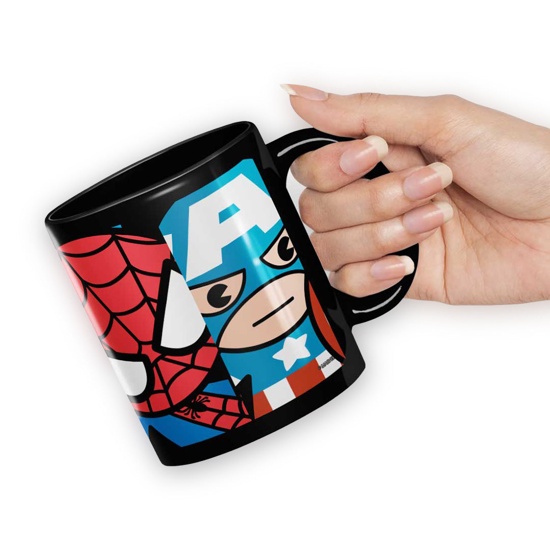 Kawaii Marvel Superheroes Coffee Mug | Macmerise