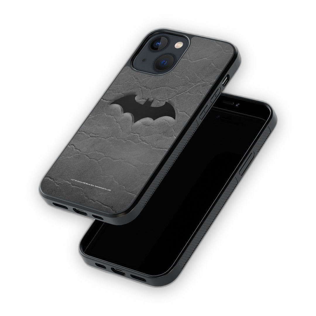 Fade Out Batman Glass iPhone Case for iPhone 13 Mini | Macmerise