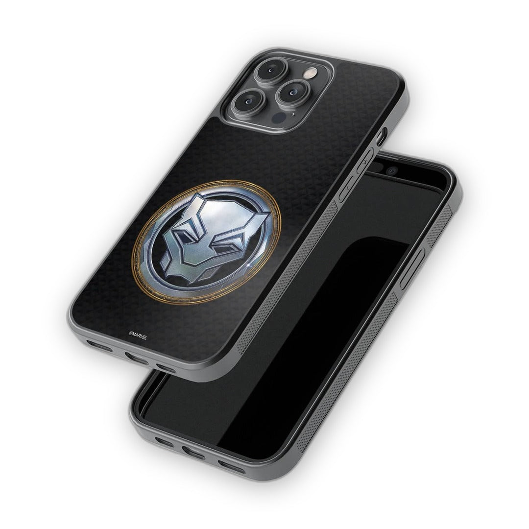 Wakanda Forever Vibranium Gold Glass iPhone Case for iPhone 14 Pro Max | Macmerise