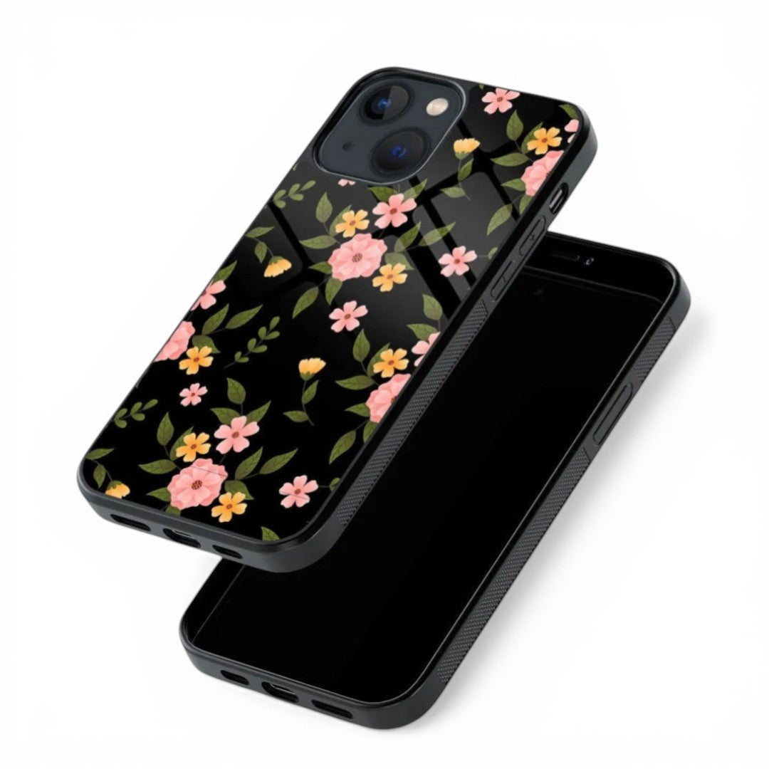 Sk Periwinkle Black Glass iPhone Case for iPhone 13 Mini | Macmerise