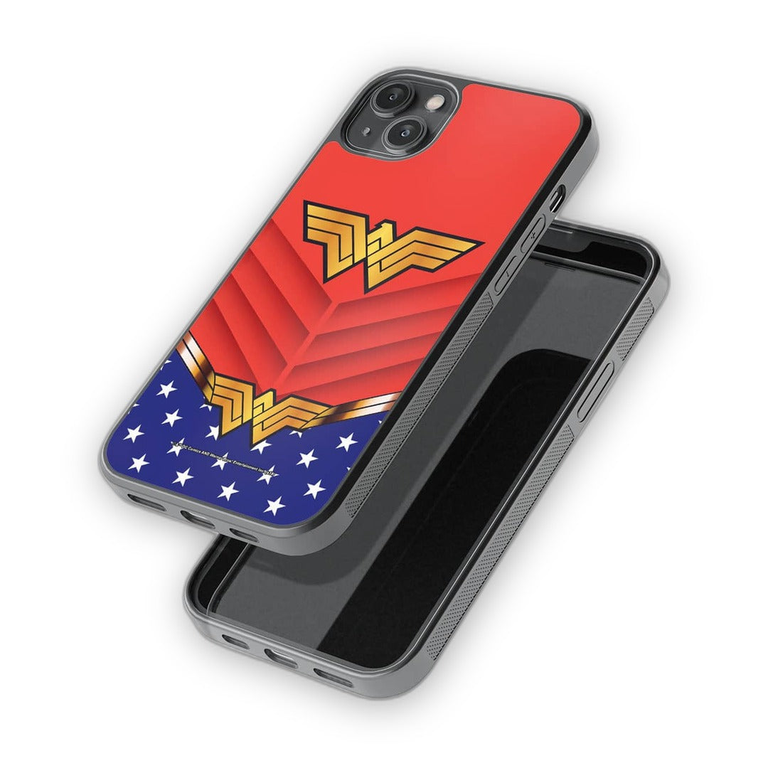 Suit Up Wonder Woman Glass iPhone Case for iPhone 14 Plus | Macmerise