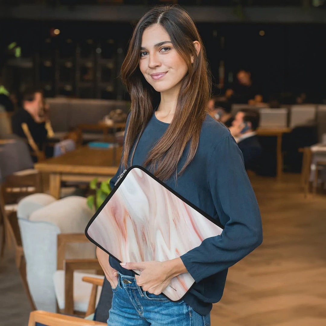 Marble Rosa Levanto Laptop Sleeve 15 Inches | Macmerise