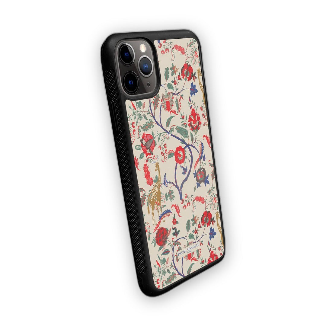 Payal Singhal Giraffe Print Glass iPhone Case for iPhone 11 Pro Max | Macmerise