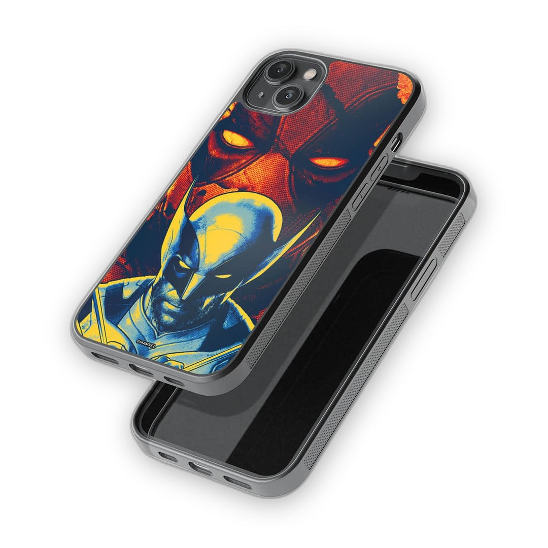 Deadpool Flame Glass iPhone Case for iPhone 14 Plus | Macmerise