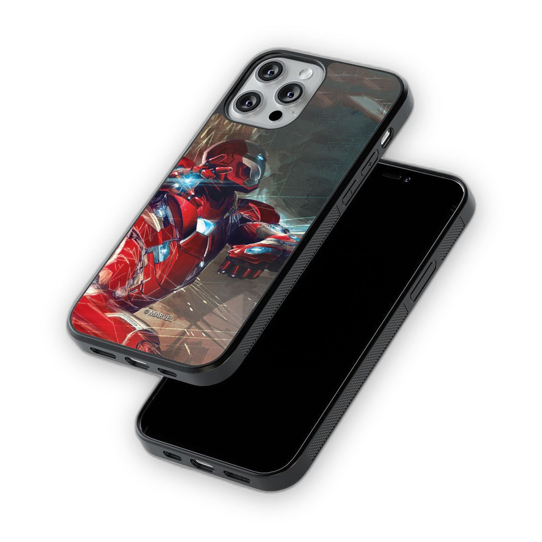 Ironman Attack Glass iPhone Case for iPhone 13 Pro Max | Macmerise