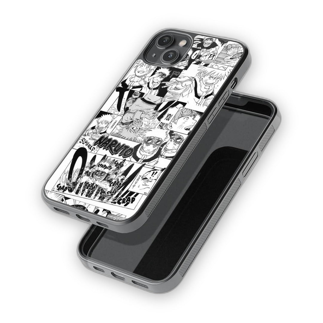 Naruto Collage Glass iPhone Case for iPhone 14 Plus | Macmerise
