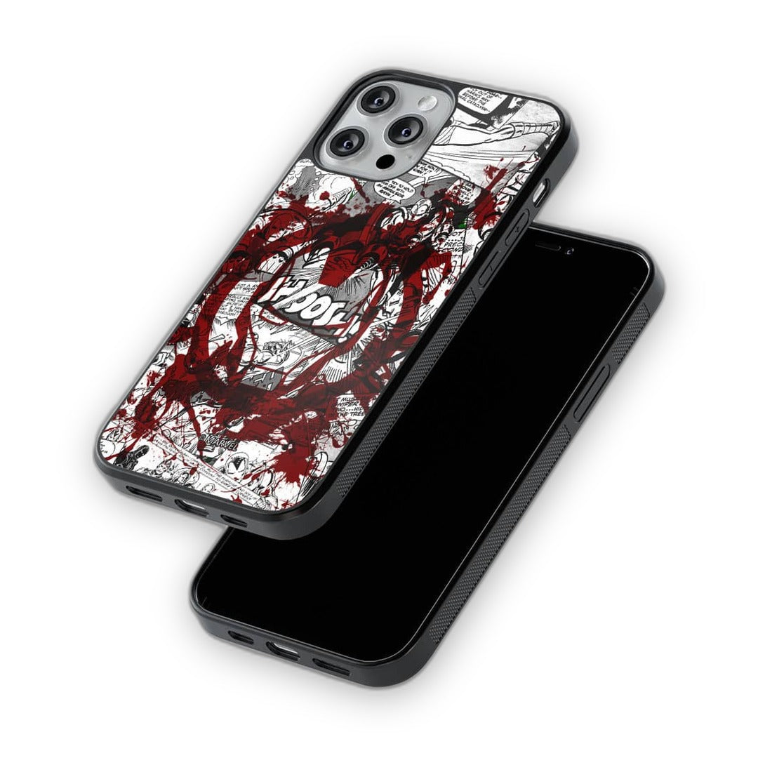Splash Out Iron Man Glass iPhone Case for iPhone 12 Pro | Macmerise