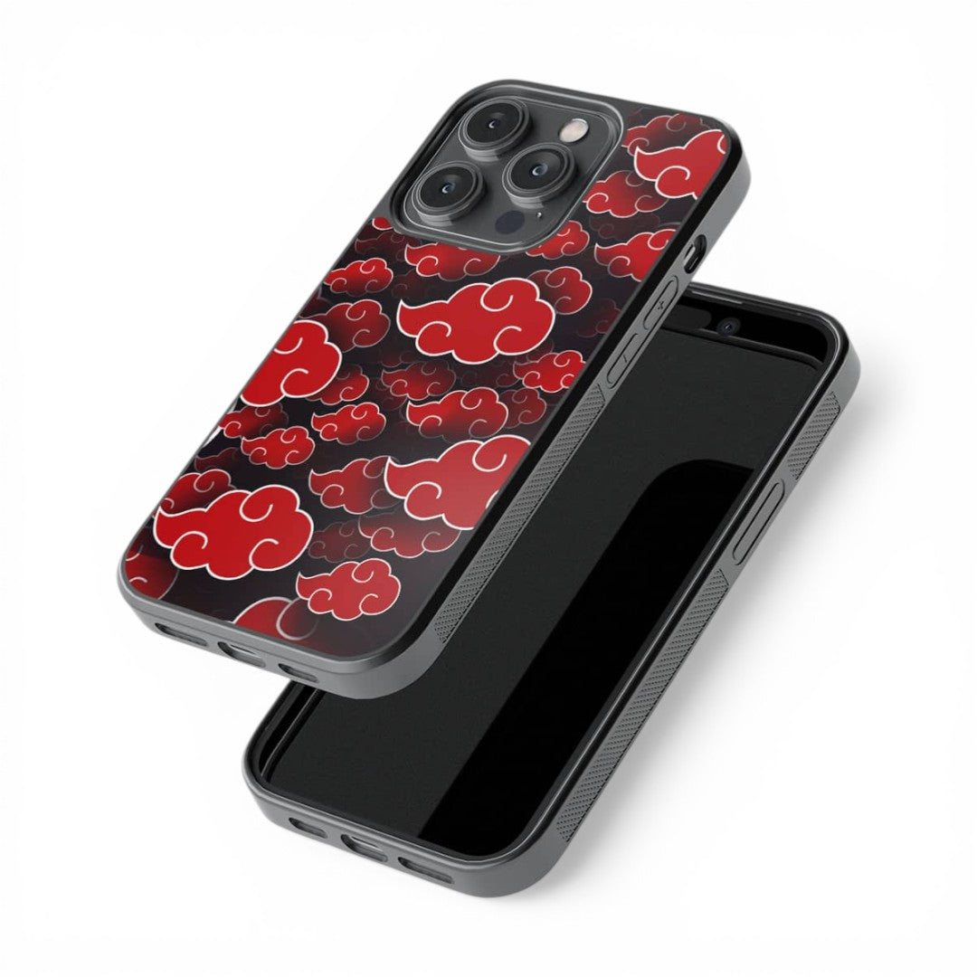 Akatsuki Clouds Glass iPhone Case for iPhone 14 Pro | Macmerise
