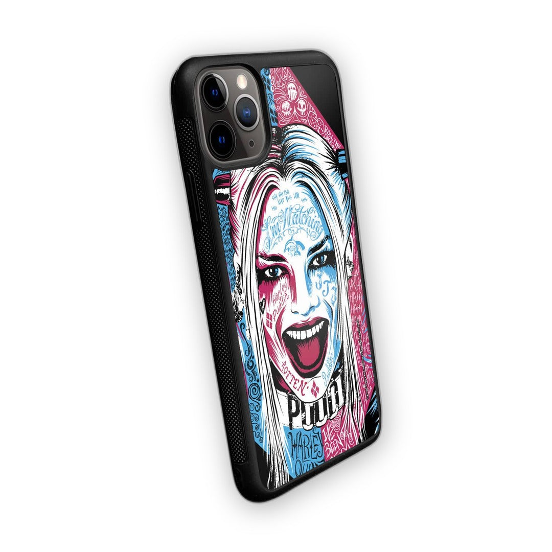 Wicked Harley Quinn Glass iPhone Case for iPhone 11 Pro Max | Macmerise