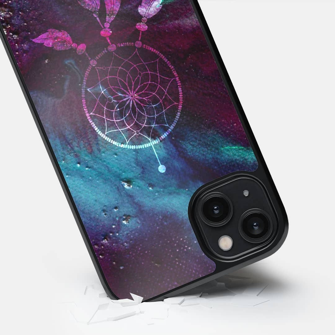 Dream Catcher Galaxy Glass iPhone Case for iPhone 14 Plus | Macmerise