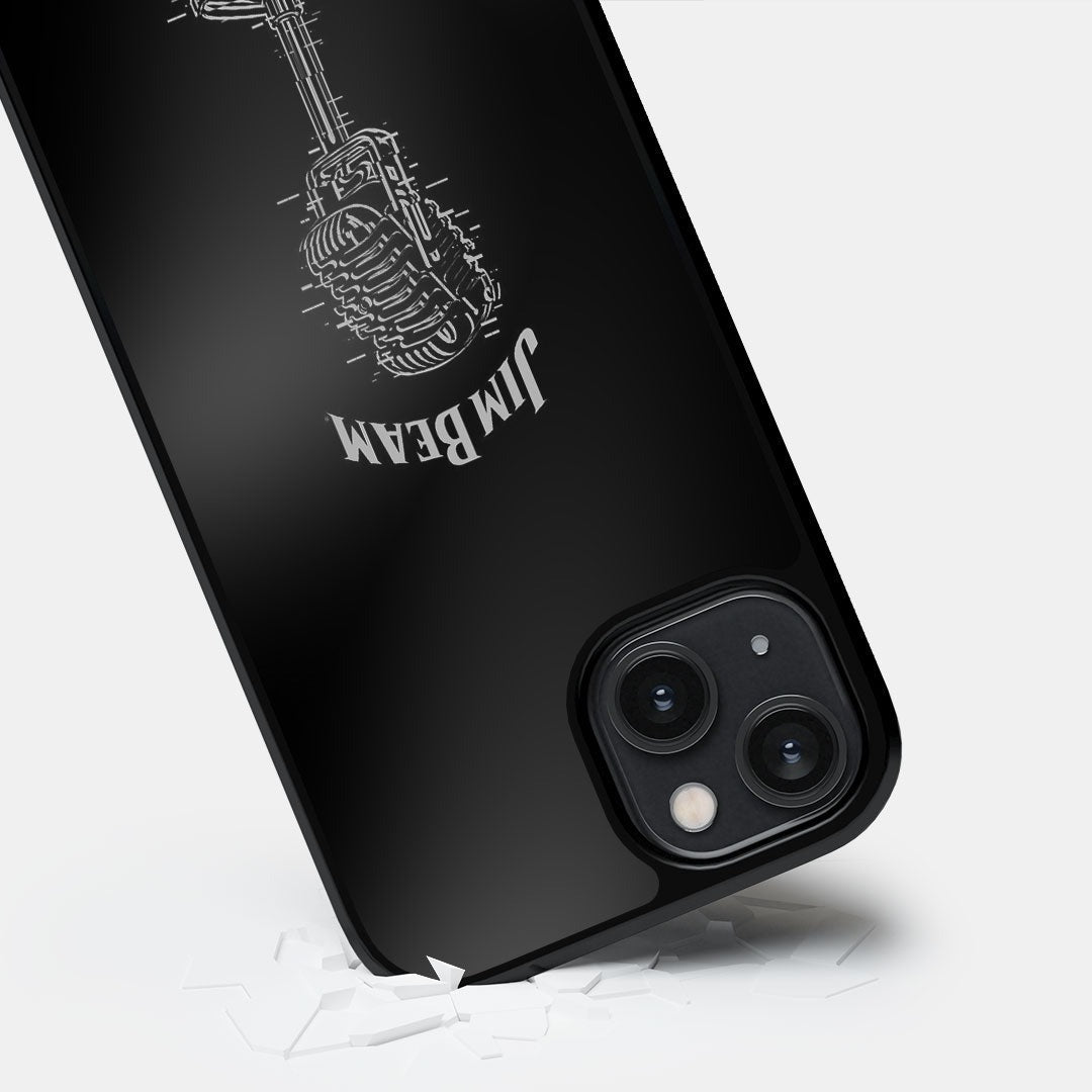 Jim Beam Retro Mic Glass iPhone Case for iPhone 14 | Macmerise