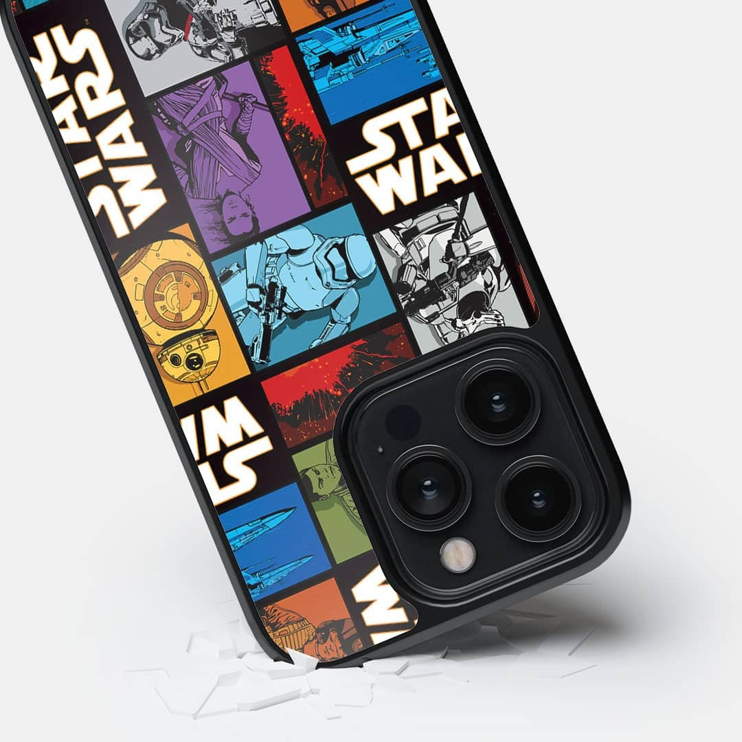the Force Awakens Glass iPhone Case for iPhone 14 Pro | Macmerise